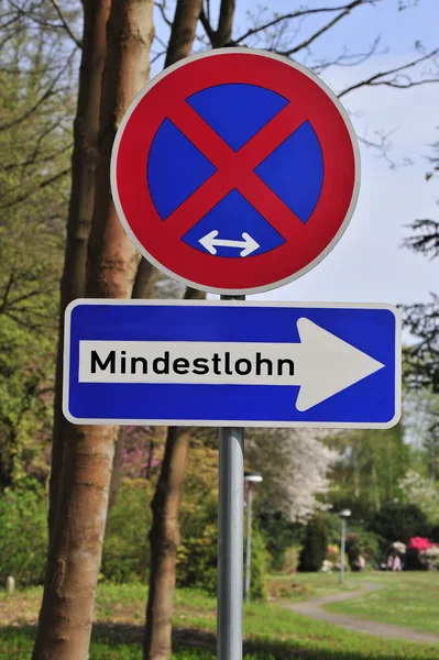 Minimilön — Stockfoto