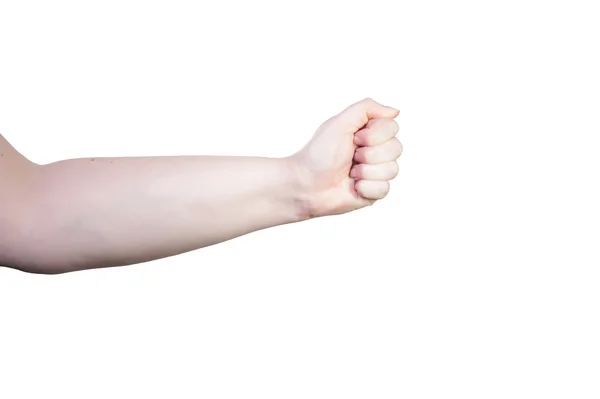 Näve mänsklig hand — Stockfoto