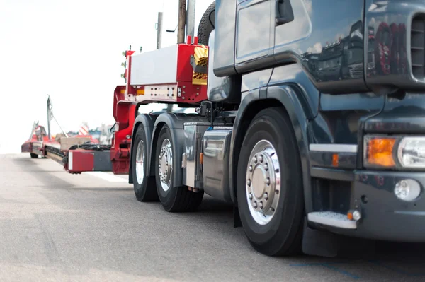 Vrachtwagen details zwaar transport — Stockfoto