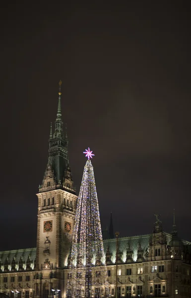 Mercado de Natal em Hamburgo — Fotografia de Stock