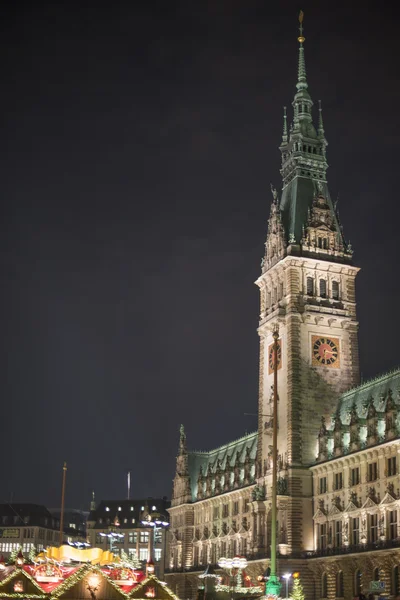 Vánoční trh v Hamburku — Stock fotografie