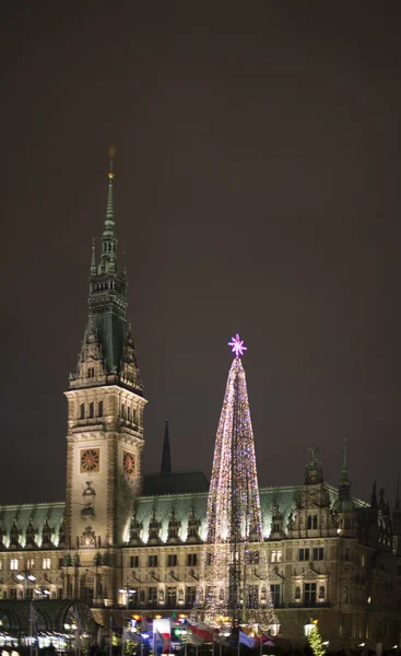 Christmas Market in Hamburg — Stock Photo, Image