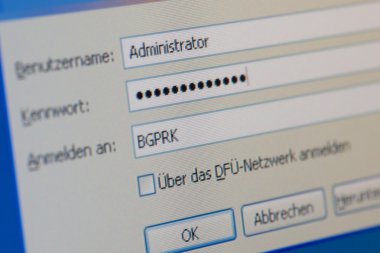 yönetici oturum açma