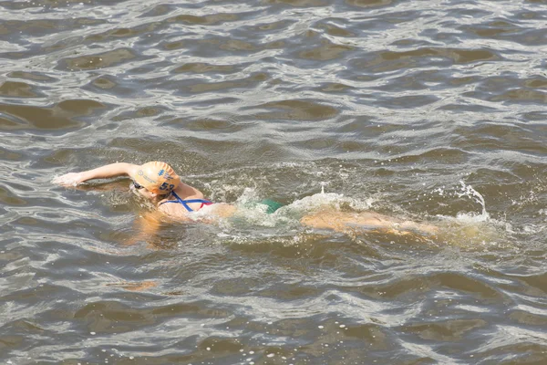 Triathlon ITU World Hamburg — Zdjęcie stockowe