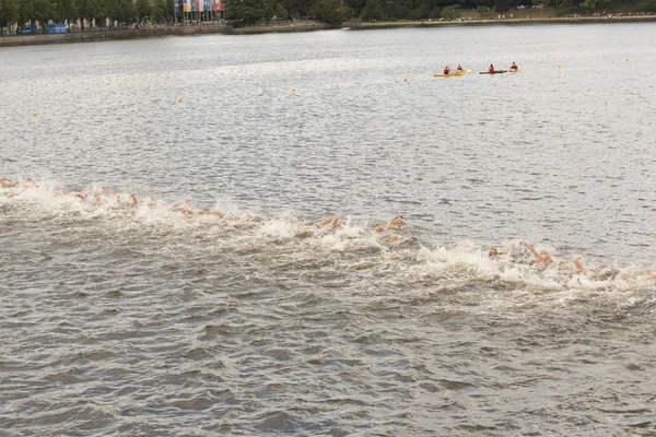 Triathlon ITU World Hamburg — Zdjęcie stockowe