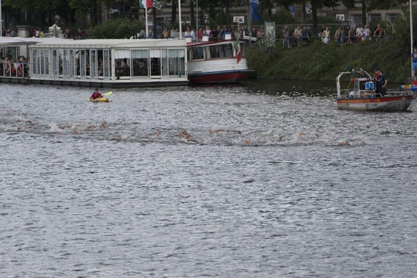 Triathlon ITU World Hamburg — Zdjęcie stockowe