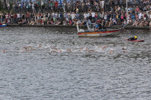 ITU World Triathlon Hamburgo — Foto de Stock