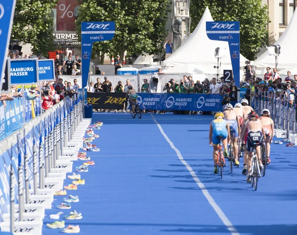 Itu World Triathlon Hamburg — Stockfoto