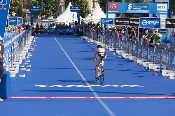 ITU World Triathlon Amburgo — Foto Stock