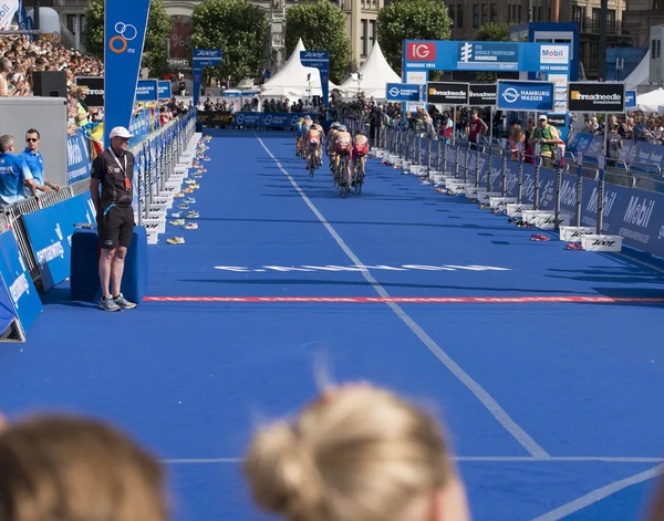 ITU World Triathlon Amburgo — Foto Stock