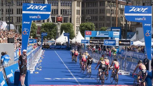 ITU World Triathlon Amburgo — Foto Stock