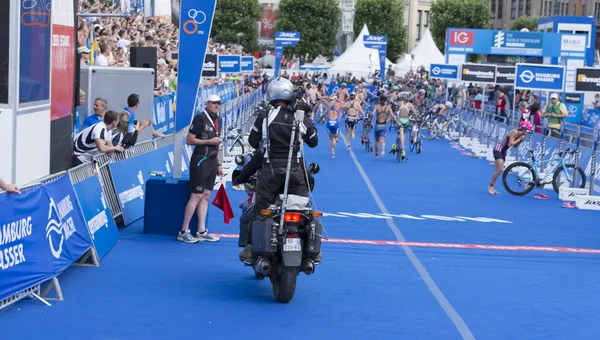 ITU World Triathlon Amburgo — Foto Stock