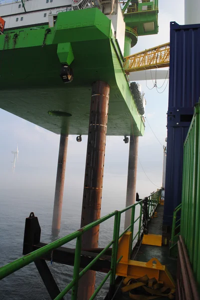 Offshore wind farm industri — Stockfoto