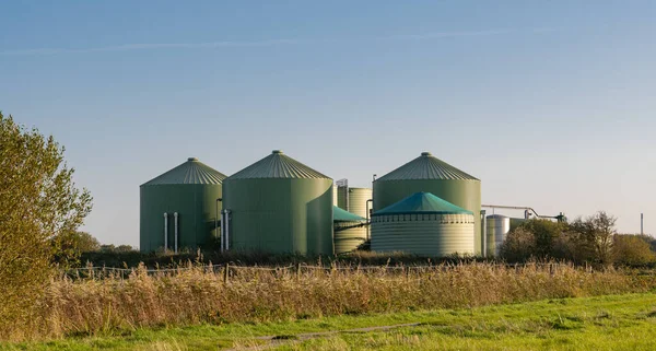 Biogas Plant Power Generation Energy Generation — Stock Photo, Image