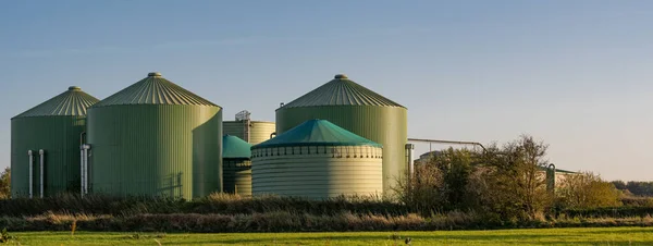 Bioplynový Generátor Pro Výrobu Elektřiny Energie — Stock fotografie
