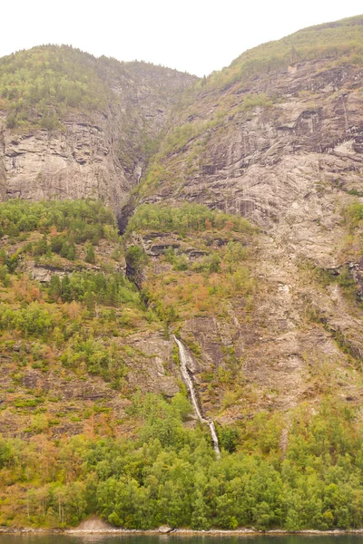 Montanhas Geleira Fiorde Noruega — Fotografia de Stock