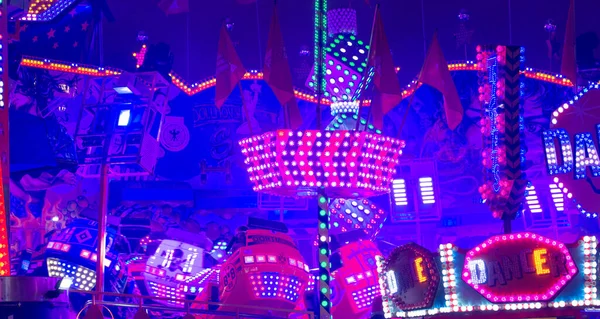 Showmen Rides Hamburg Winter Cathedral Largest Folk Festival Northern Germany — Stock Photo, Image