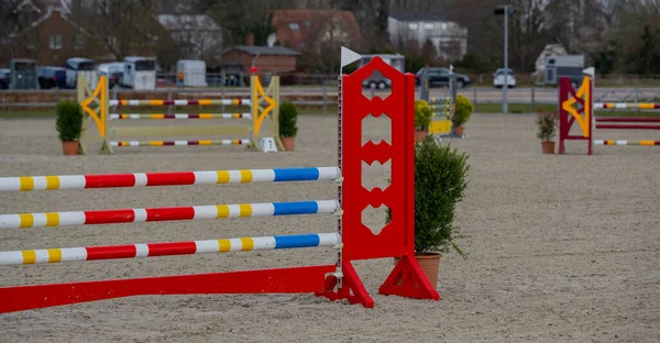 Show Jumping Obstacles Show Jumping Arena — Stock Photo, Image