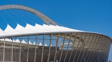 The Moses Mabhida Stadium football stadium in Durban South Africa