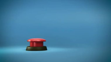 Kırmızı düğme ve altın çubukların 4k videosu.