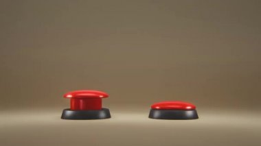 Kırmızı düğmeye basılı 4k video.