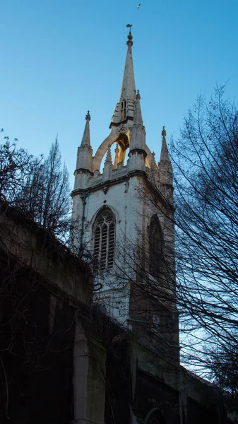 Iglesia Fotografía London Street — Foto de Stock