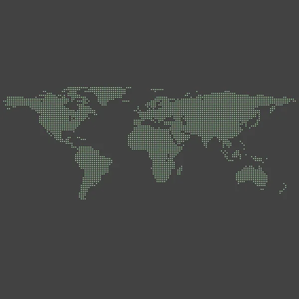 Точечная карта мира — стоковый вектор