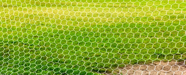 Fußballnetz — Stockfoto