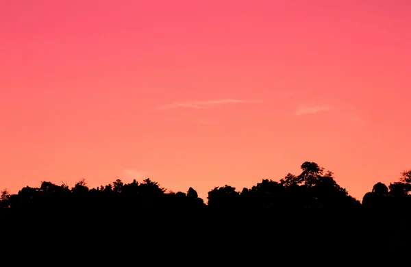 Sonnenuntergänge, rosa Himmel — Stockfoto