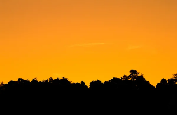Gelb-oranger Himmel — Stockfoto