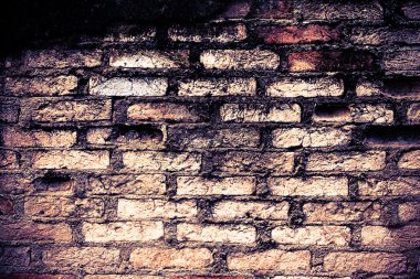 eski tuğla duvar