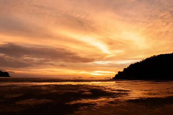 Couchers de soleil, arrière-plan — Photo