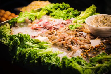 karides ve istiridye 