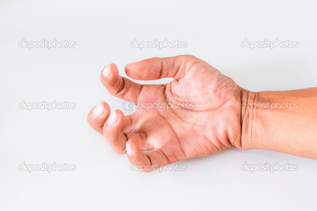 Hands of a man 