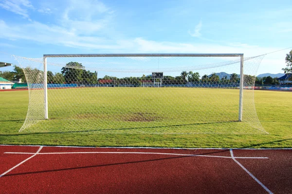 Fußballnetz — Stockfoto