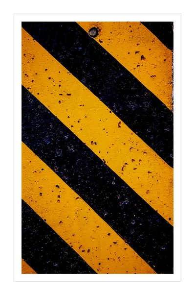 Linee nere e gialle — Foto Stock