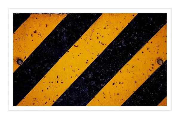 Lignes noires et jaunes — Photo