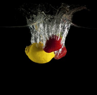 çilek ve limon splash