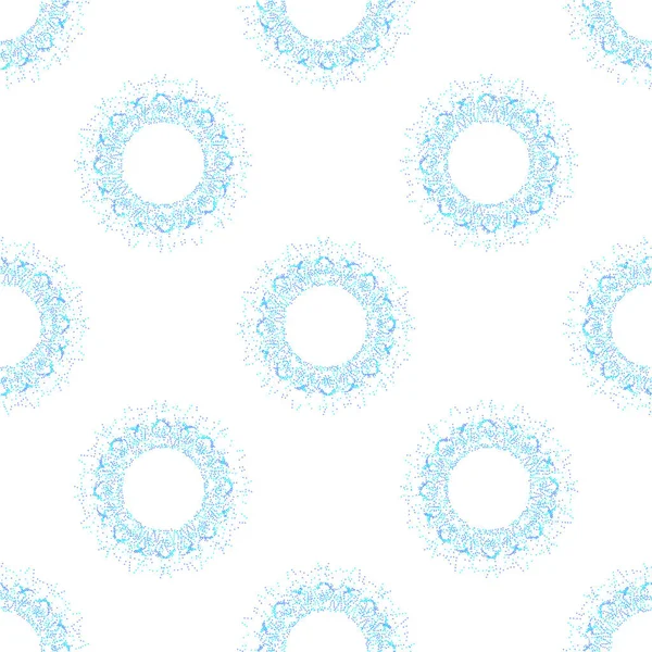 Seamless Floral Pattern Vector Decorative Background Wallpaper Textile Scrabook Paper — Stock Vector