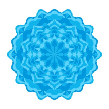 Kart, duvar sanatı ya da herhangi bir yaratıcı proje için renkli mandala çizimi. Yuvarlak dantel deseni. Sezgisel çizim, sanat terapisi