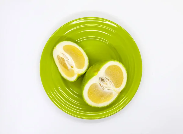 Pomelos Verdes Frescos Fruta Rodajas — Foto de Stock