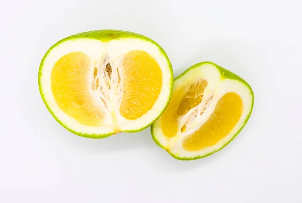 Pomelos Verdes Frescos Fruta Rodajas — Foto de Stock