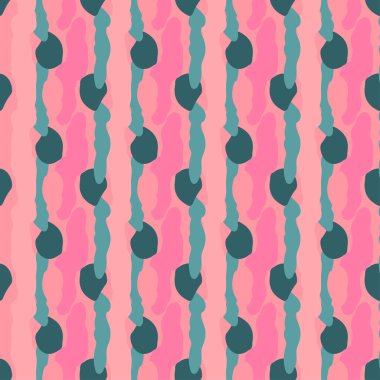 Minimalist tarzında kusursuz bir desen. Modern dekoratif doku. Albüm, tekstil, duvar kağıdı ve web için grafiksel tasarım öğesi. Vektör illüstrasyonu