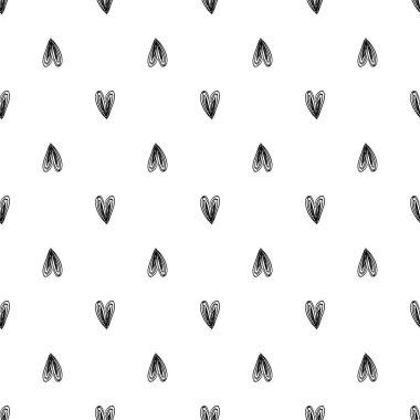 Minimalistler kalplerini kusursuz bir şekilde şekillendirirler. Sevgililer Günü geçmişi. Tasarım için dekoratif doku.