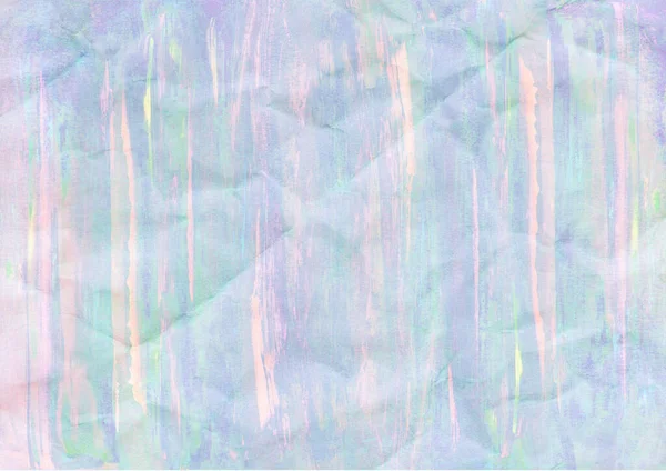 Abstracte Aquarelstructuur Kleurrijke Penseelstreek Achtergrond Met Hand Beschilderd Overlay — Stockfoto