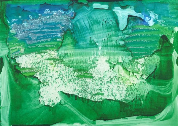 Elle boyanmış fırça darbeleri vektör arkaplanı. 