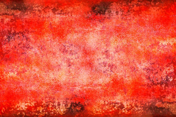 Грязно Красная Фактура Старая Металлическая Поверхность Абстрактный Фон — стоковое фото