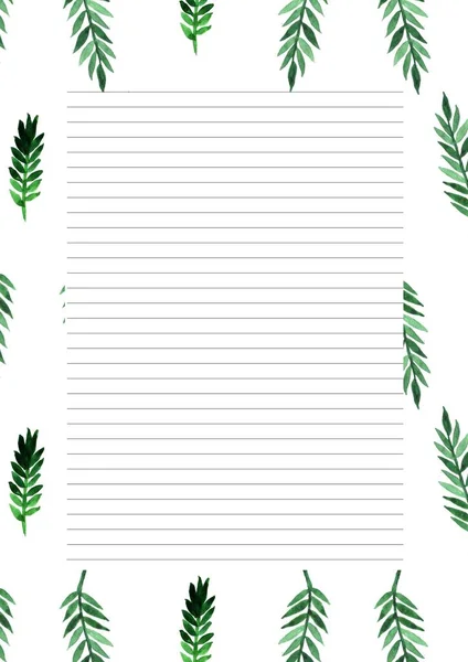 Paper Sheet Design Empty Page Text Message Writing Paper Scrapbook — 图库照片