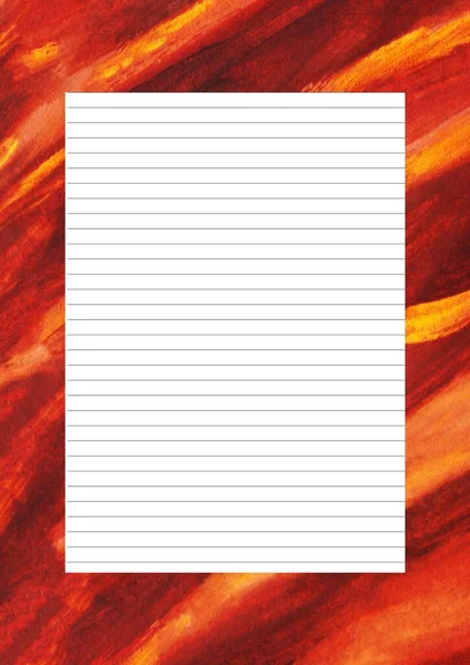 Paper Sheet Design Empty Page Text Message Writing Paper Scrapbook — Stock Fotó