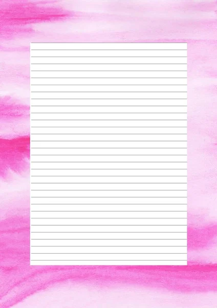 Paper Sheet Design Empty Page Text Message Writing Paper Scrapbook — ストック写真